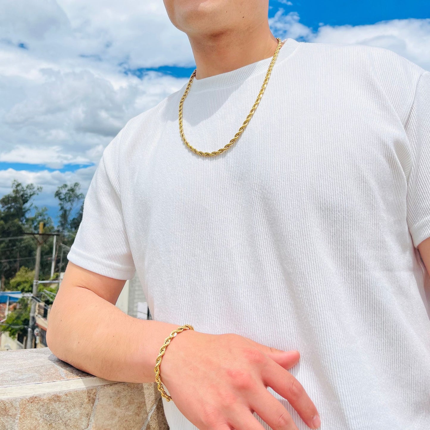 COMBO LAZO CADENA + PULSERA